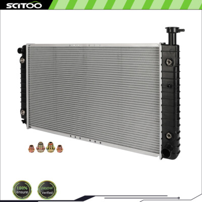 2042 Radiator For 96-98 Chevrolet Express 1500 5.0L GMC Savana 2500 5.7L 1.03in.