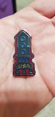 Coach Purse Rocket USA NASA pin Handbag Accessories 