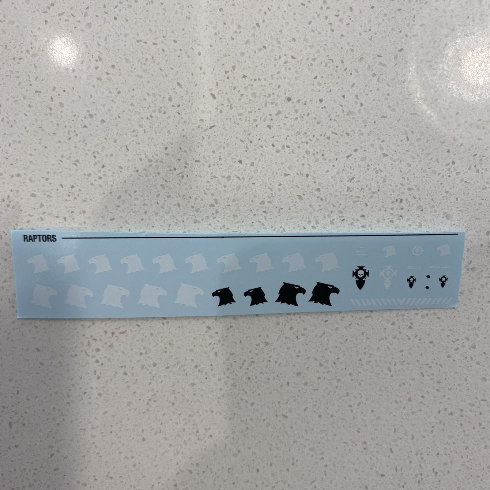 Raptors Warhammer 40K Space Marine Transfer Sheet