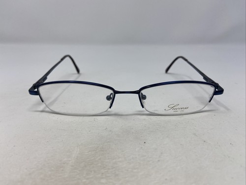 SUCCESS SS-351 BLUE 51-17-135 BLUE HALF RIM EYEGLASSES FRAME CT35 | eBay