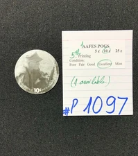 AAFES POGS, 5th Series/Printing,1 POGS, 10¢, #P1097, EXCELLENT