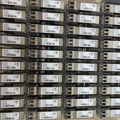 10Pack Brocade 10Gb 57-0000075-01 10G-SFP-SR 10Gbase SFP Fiber Optic Transceiver