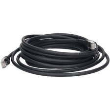 TruConnect TRUP6A5.0BK 5mtr CAT 6A S/FTP LSZH Full Copper Patch Lead - Black