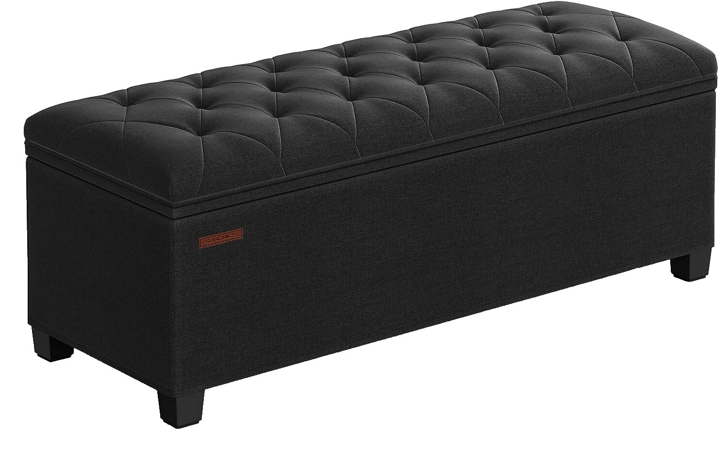 Chrome Black ottomen