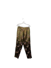 Vintage Flower Embroidered Trouser with faux pockets
