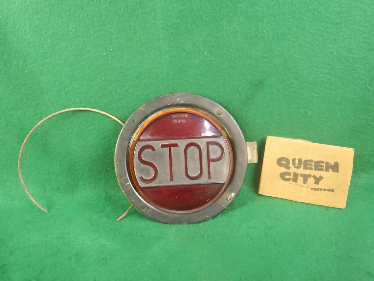 Vintage DIETZ 470 glass large stop light/tail light 1930s Truck