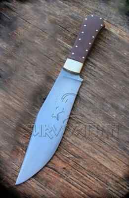 D2 Steel Handmade Hunting Camping Survival Outdoor Bowie, Custom Coffin Bowie