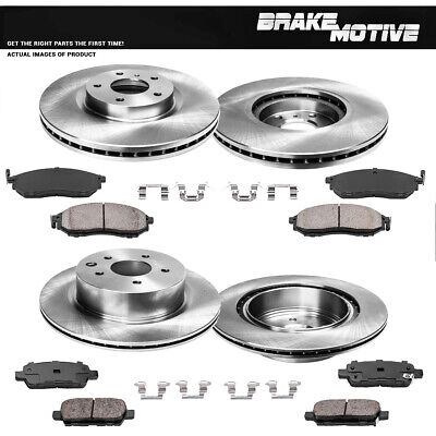 Front And Rear OE Rotors & Ceramic Pads For G25X G35 G37X G37 M35 M45 350Z 370Z 