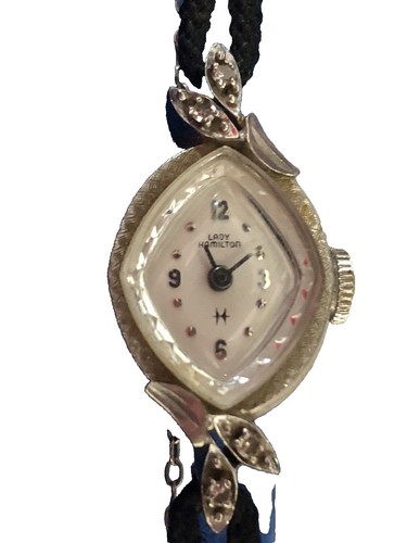 HAMILTON OVAL MECHANICAL GOLDFILLED 24x32mm UNUSED OLD STOCK  display picture 2
