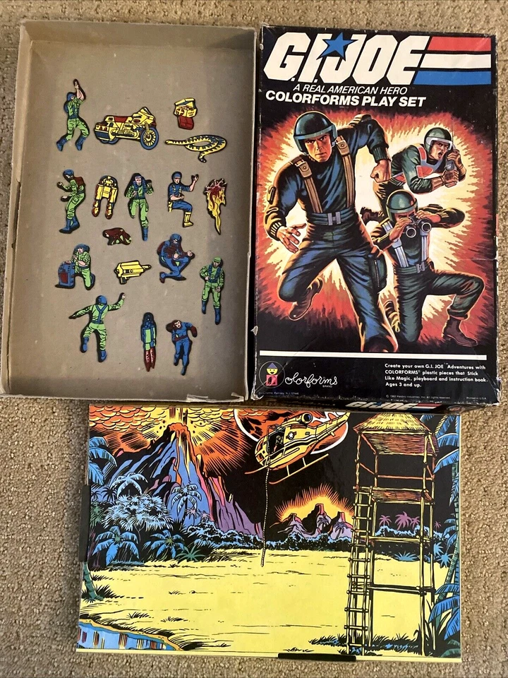 "HASBRO" VINTAGE 1982 G.I. JOE "COLORFORMS" PLAY SET IN ORIGINAL BOX - Image 2 of 4