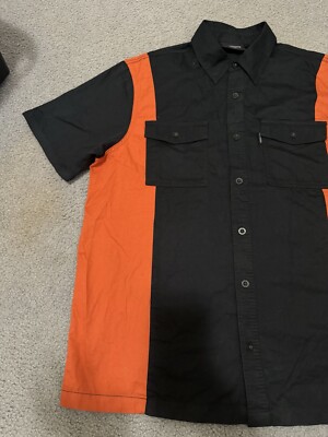 Harley-Davidson® Men's Staple Stripe Short Sleeve Woven Shirt