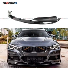 Carbon Fiber Front Bumper Lip Splitter For 2012-2018 BMW F30 3 Series M Sport