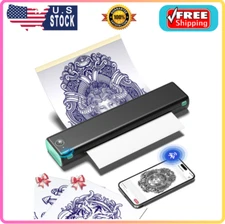 Phomemo M08F Wireless Tattoo Stencil Printer, 10pcs Paper, for Artists