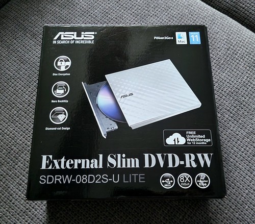 Asus External Slim DVD-RW SDRW-08D2S-U Lite neu OVP