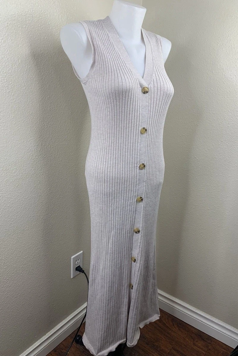 magaschoni knit dress Magaschoni Mock-Neck Chocolate Sweater Dress size M NWT