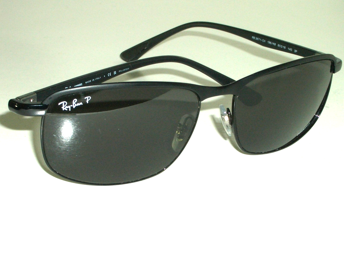 値下げ Ray-Ban RAY BAN RB3671-CH 60[]16 140 3P BLACK SLEEK POLARIZED CRYSTAL