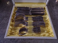 Edles Silberbesteck Dekor Rokoko 6 Personen im Kasten 100er TOP