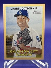 JHAREL COTTON 2016 Topps Heritage Minor League PEACH #10/25 (#122) - NM/MT