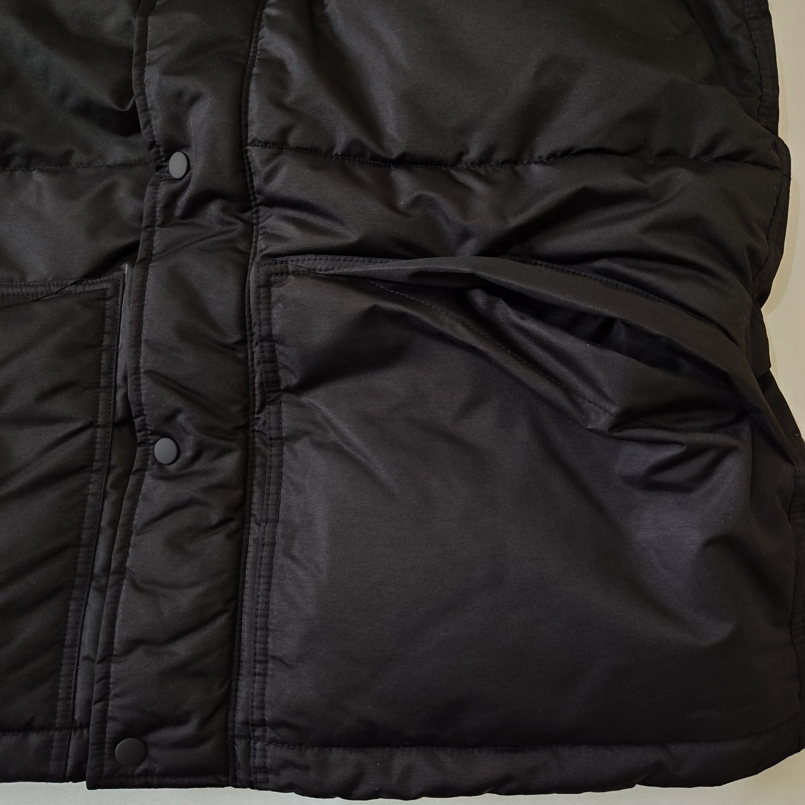 Gap Men's ColdControl Max Puffer Coat Jacket Size L Black Long Sleeve ~ New image 8