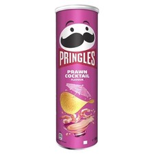 Pringles Prawn Cocktail Flavour Crisps 185g (Packaging may 185 g (Pack of 1) 