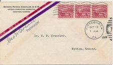 #681 Ohio River Canalization Edward Cressler DDS Newton Kansas First Day cover A