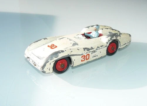 Vintage Dinky Toys - Mercedes Benz Racing Car, Red Hubs, #237