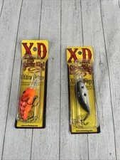 Lot of 3 Strike King 3XD  Xtra Deep Crankbaits - Fire Craw And Gizzard Shad