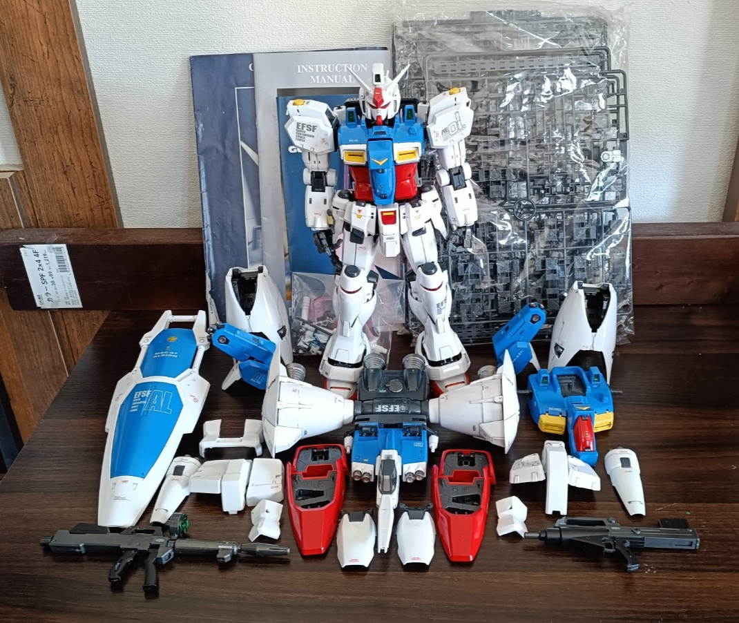 GUNDAM GP01/Fb PG 中古 GUNDAM GP01 GP01Fb PG 1:60 Painted Built BANDAI Model Kit | eBay