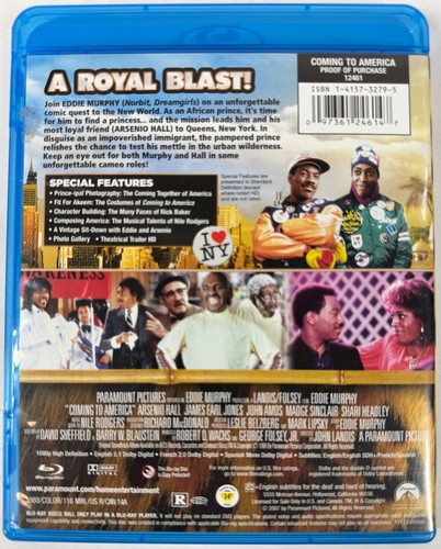Coming to America Blu-ray Disc Collectors Edition Eddie Murphy Comedy Classic - Picture 2 of 3
