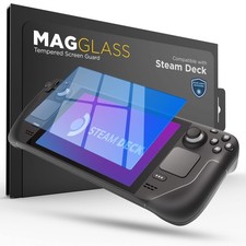 Magglass Tempered Glass Designed for Steam Deck Screen Protector 7 inch Blue L