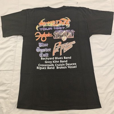 Vintage Summer Daze Tour 1997 Concert tee Foghat, Blue Oyster Cult, Steppenwolf