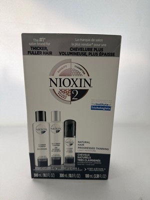 Nioxin 3pc Set Natural Hair Progressed Thinning NIB