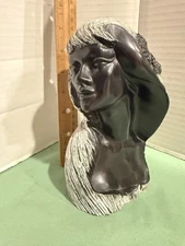 Vintage 1960’s Frank Schirman Made in Hawaii LAKA Beauties Deep Sea Black Coral