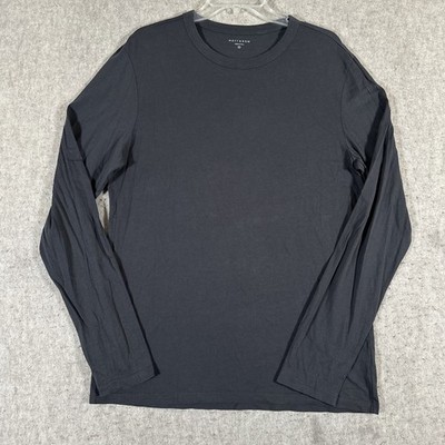Mott & Bow Driggs Shirt Mens Medium Long Sleeve Crewneck Combed Cotton Casual