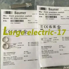 1PC NEW Baumer Sensor MY COM G75P/S35L