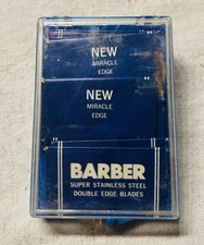 23 Double Edge Blades Super Stainless Steel Blades BARBER brand NOS