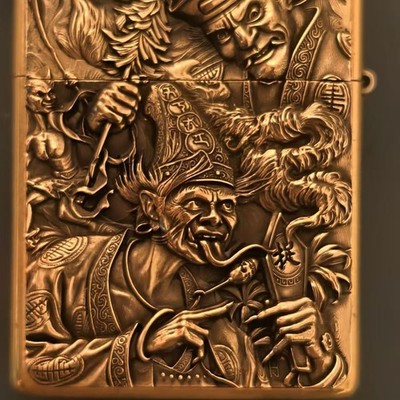 1 piece Brass Hell's Messenger sticker DIY lighter decoration accessories