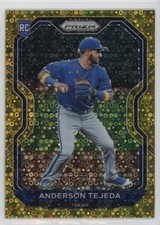 2021 Panini Prizm Gold Donut Circle Prizm 7/10 Anderson Tejeda #9 18vp