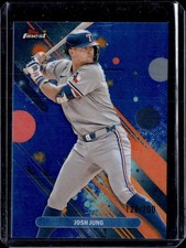 2025 Topps Finest Josh Jung #25 Blue Refractor 120/200