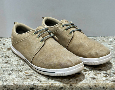 Under Armour Street Encounter IV Mens 14 Tan Canvas Casual Shoes 3027969-200