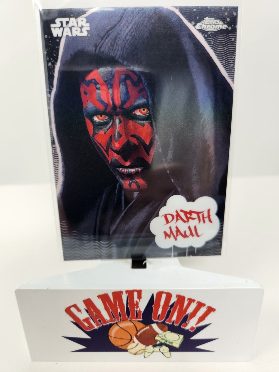 2025 Topps Chrome Star Wars #GG-9 Darth Maul Galactic Graffiti SP