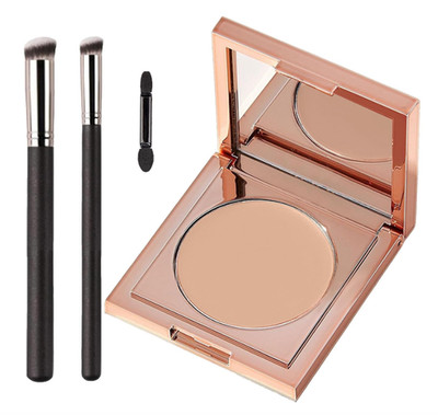 Colored Clay CC Undereye Concealer Light-Medium Peach 3 Brushes,(Free Shipping).