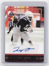 2021 Leaf Memories - 1991 Base Autographs Bronze #GLR-TO1 Troy Omeire #/99
