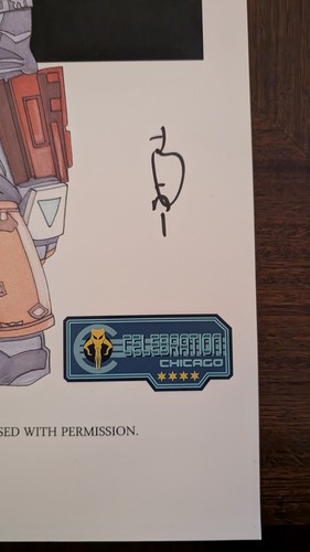 The Mandalorian 11x17 print/ poster Star Wars Celebration Chicago 2019 Disney + - Picture 4 of 4