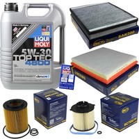 Inspektionskit Filter Liqui Moly ÖL 5L 5W-30 FüR Opel Astra J Caravan 1.7 Cdti