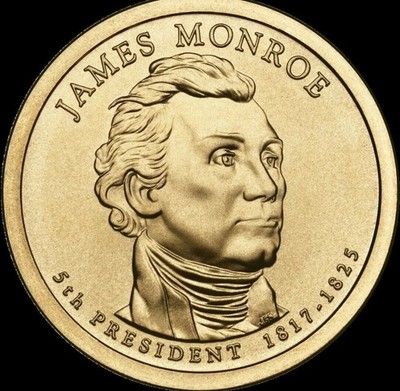 2008 D James Monroe Presidential Dollar Brilliant Uncirculated US Mint Coin!