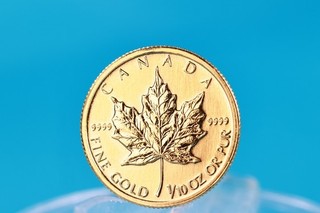 Kanada 5 $ 1991 Maple Leaf 1/10 Oz Gold 9999 Vz