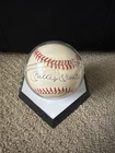 Mickey Mantle Autographed OAL Bobby Brown Baseball New York Yankees