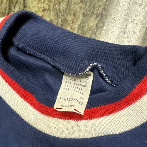T-shirt vintage a scatto punto singolo anni 70 80 divisa rivenditore piccola - Foto 4 di 10