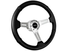 1969-74 Pontiac Gto Lemans Brushed Perforated Leather Steering Wheel Kit Gto